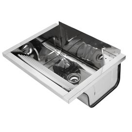 Tanque de Inox Parede 63x47,5CM Alto Brilho Docol