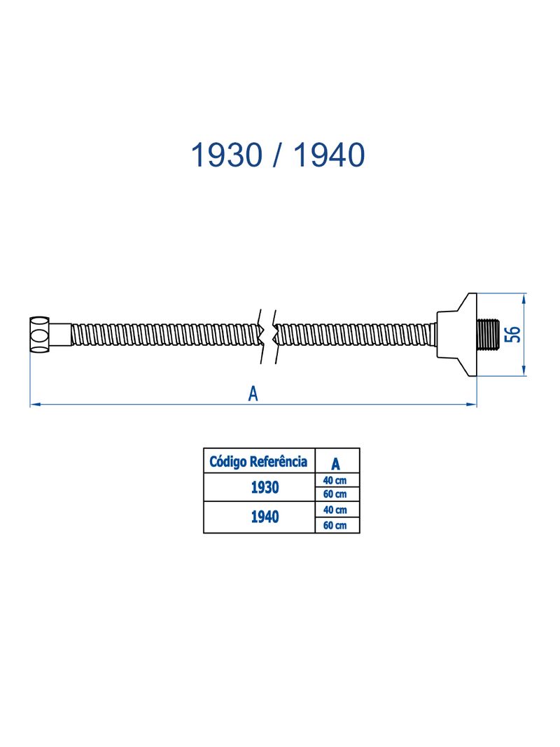 Ligacao-Flexivel-40cm-1930CH-Champanhe-Fani
