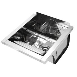 Tanque Parede de Inox 44x47,5CM 017047CH Alto Brilho Docol