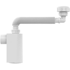 Sifão Copo para Lavatório 7/8 DN38 Branco Blukit