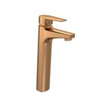 Misturador-Monocomando-Lavatorio-Mesa-Bica-Alta-2885.GL26.RD-Level-Red-Gold-Deca