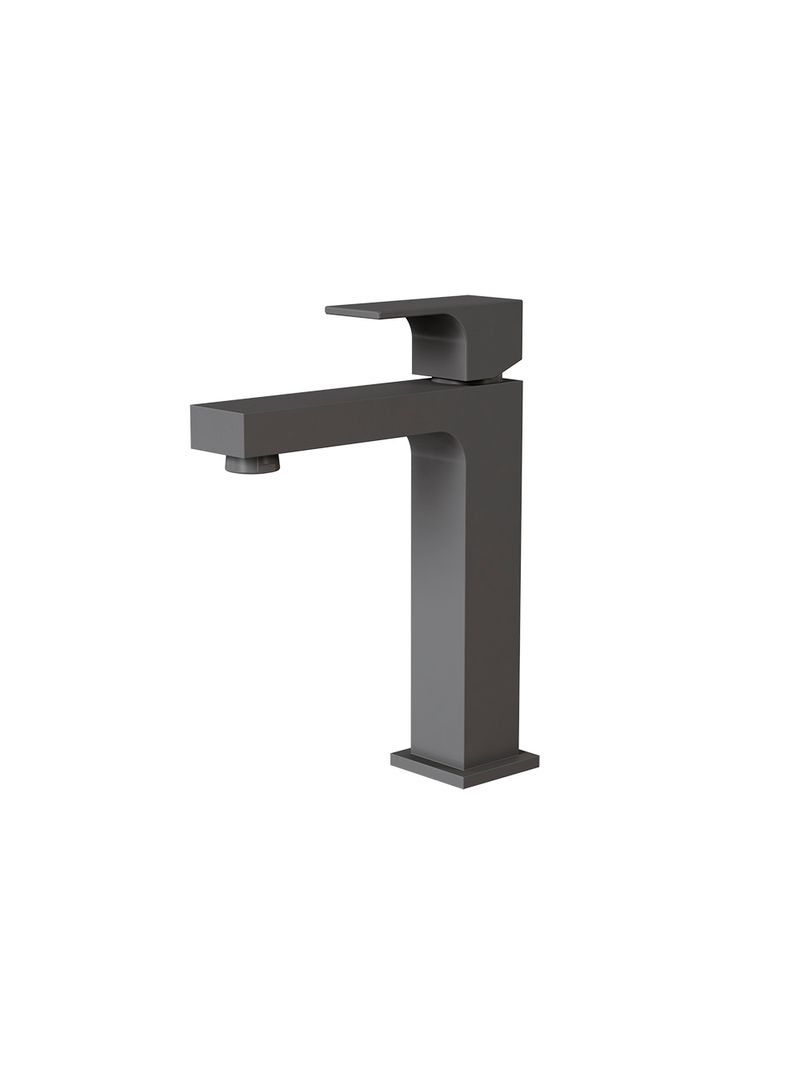 Misturador-Monocomando-Lavatorio-Mesa-6876-BK330-Retta-Preto-Fosco-Fani