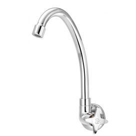Torneira Cozinha De Parede Bica Móvel 1168 Eco Cromado Esteves