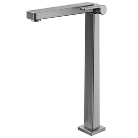 Torneira Lavatório Mesa 90º Docol Stillo Graffite Escovado