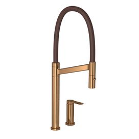 Misturador Monocomando Cozinha Mesa 2289.GL.RD.MR Colore Red Gold/Marrom Deca