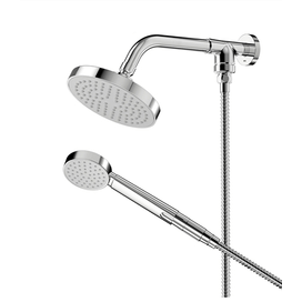 Chuveiro Parede Eden 150 com Desviador e  Ducha Manual Cromado Docol
