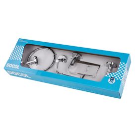 Kit de Acessórios 5 Peças Hope Cromado Docol