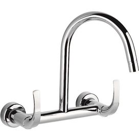 Misturador Cozinha Parede Pratika Plus 1258 Cromado Fabrimar