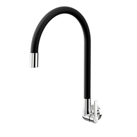 Torneira Cozinha Parede Galiflex Preta  Docol