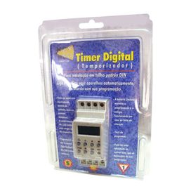 Timer Digital para Trilhos e Quadros 127V 6620 Key West DNI