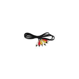 Cabo CATV RCA 3+3 Plug Amarelo / Verde / Branco Interneed