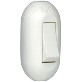 Interruptor  Simples Centrocord 10a 250v 40270 Pial  Branco