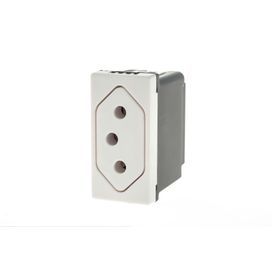 Módulo Tomada 10A Fundo Móvel Branco Pial Plus+