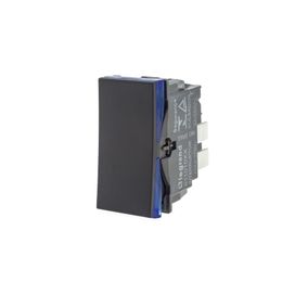 Módulo Interruptor Simples 220V Preto Pial Plus+
