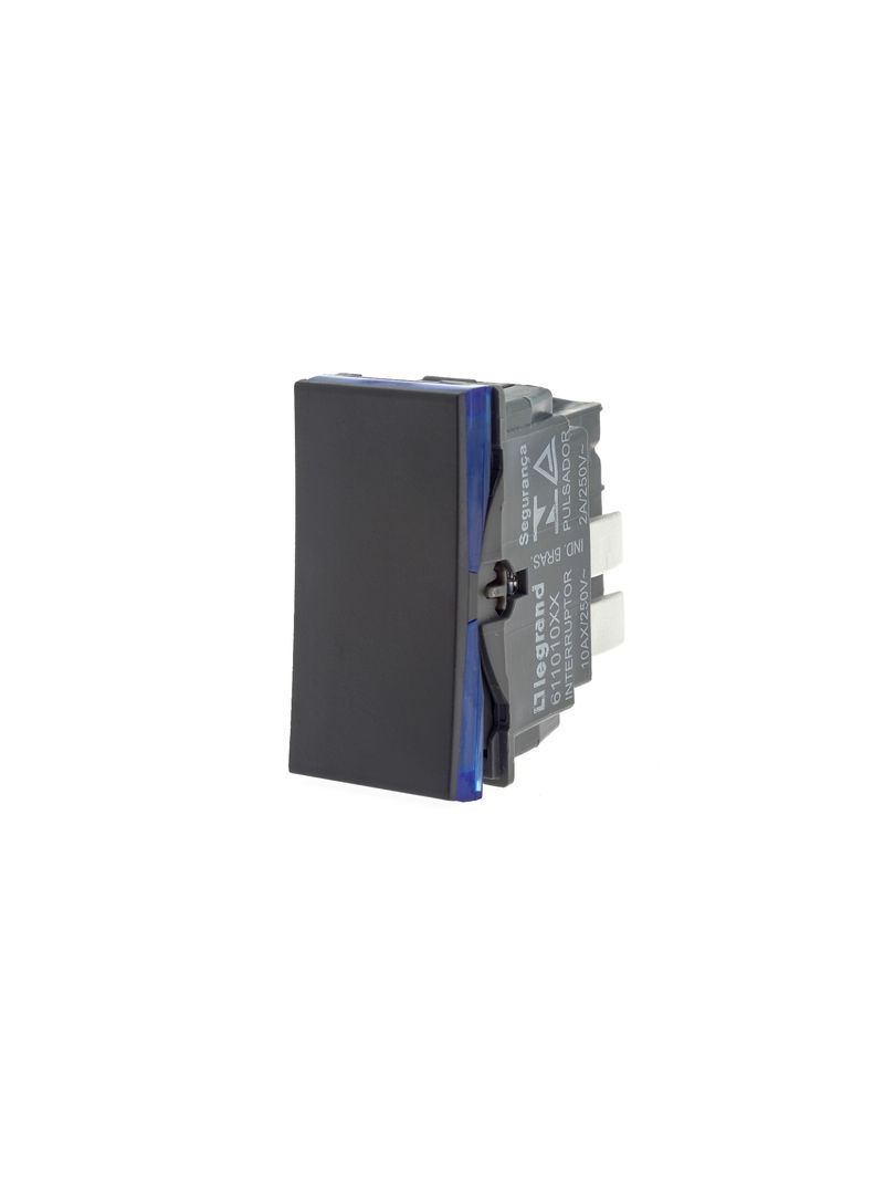 Modulo Interruptor-Simples-220V Preto Pial Plus-