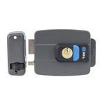 Fechadura-Eletrica-C90-com-Botao-Cinza-HDL