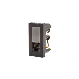 Módulo Tomada Telefone Preto Rj11 4 Fios Pial Plus+