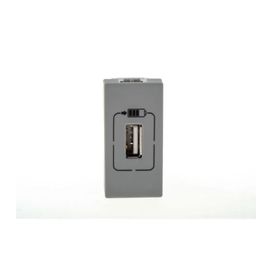 Carregador Usb 1 Entrada 1100ma Cinza Pialplus Pial