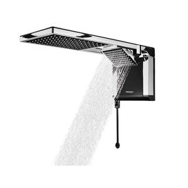 Chuveiro Acqua Duo 127V 5500W Preto Cromado Lorenzetti