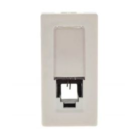 Módulo Tomada Telefone RJ11 2 Fios Branco Pial Plus+