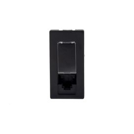 Módulo Tomada Dados Rj45 CAT5E LCS2 Preto Pial Plus+