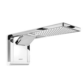 Chuveiro Acqua Duo 220V 7800W Branco Cromado Lorenzetti