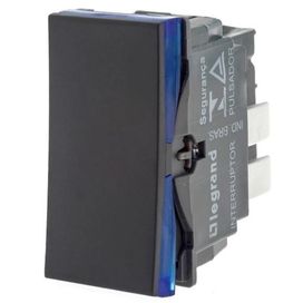Módulo Pulsador 2A Borne Automático Preto Pial Plus+