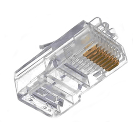 Plug Modular RJ45 8x8 10 Peças A Santos