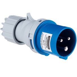 Plugue Móvel 2p+t 16a 220-250V 06h Cinza/Azul Tramontina