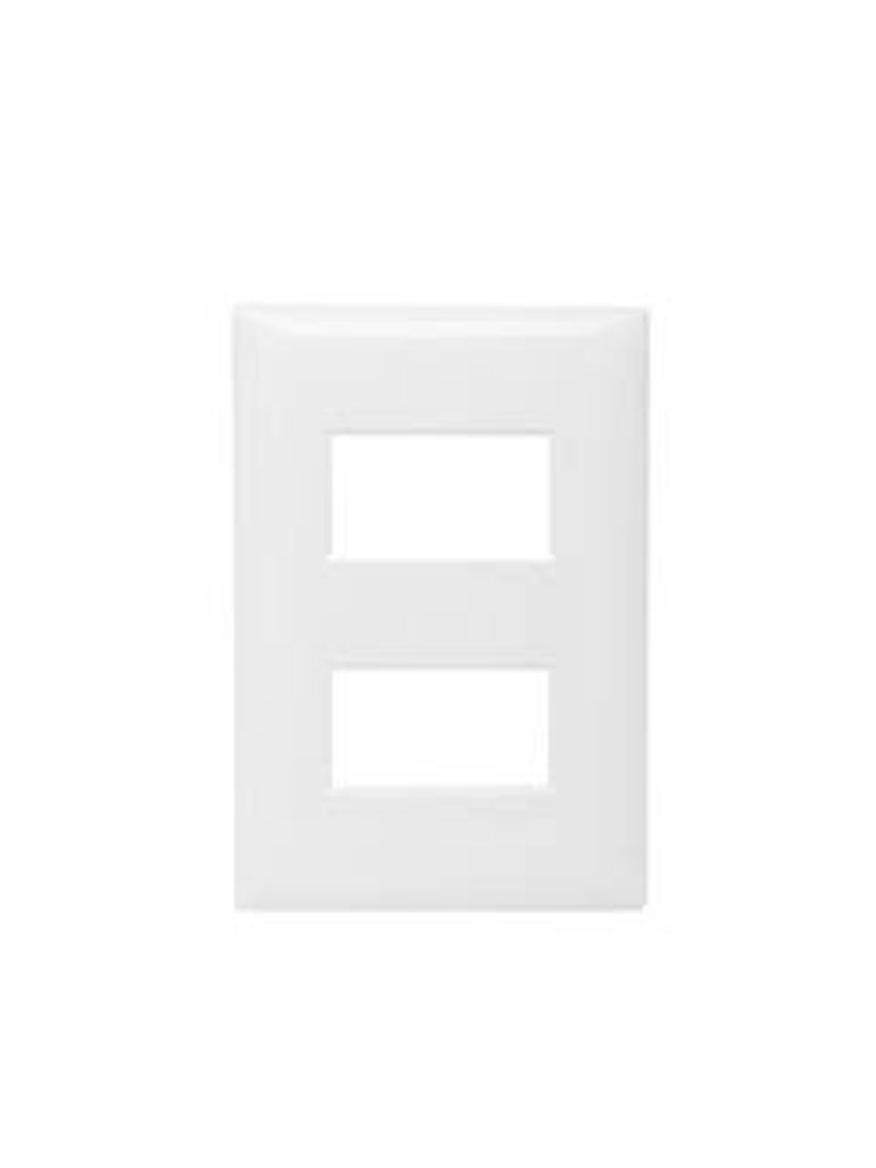 Placa-4x2-2p-M5p2-Thesi-Up-Bticino--Branco