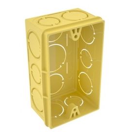 Caixa de Luz Flex 4x2 Amarelo Tigre