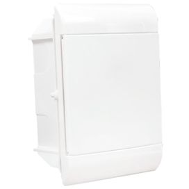 Quadro Distribuição Embutir Ouro Box para 5 Módulos Din Branco Steck