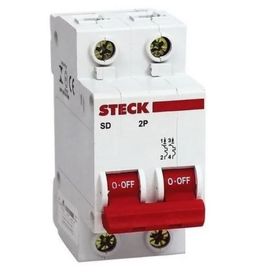 Disjuntor Bipolar Série SD62 32A 2 Polos Curva C Steck