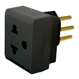 Adaptador 2P+T 10A 250V PB 690661 Preto Pial