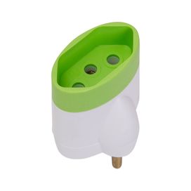 Adaptador Reverso 2P+T 15A 250V DNI1632 Daneva