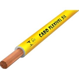 Cabo Flexível 750v 6mm Amarelo 100m Sil