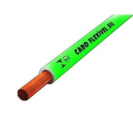 Cabo Flexível 750v 10mm Verde 100m Sil