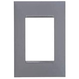 Placa 3 Postos 4x2 Cinza Plus+ Pial