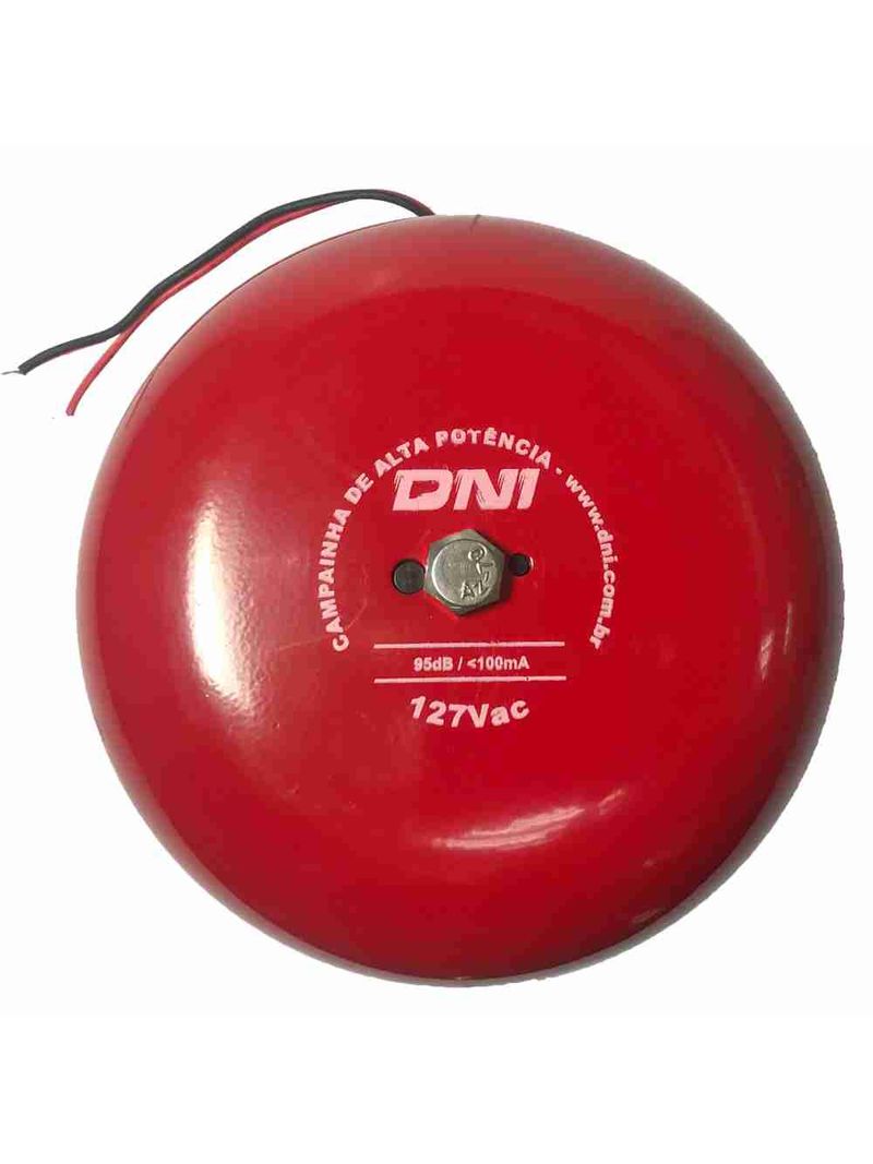 Campainha-Tipo-Gongo-de-Alta-Potencia-127V-Vermelho-Key-West