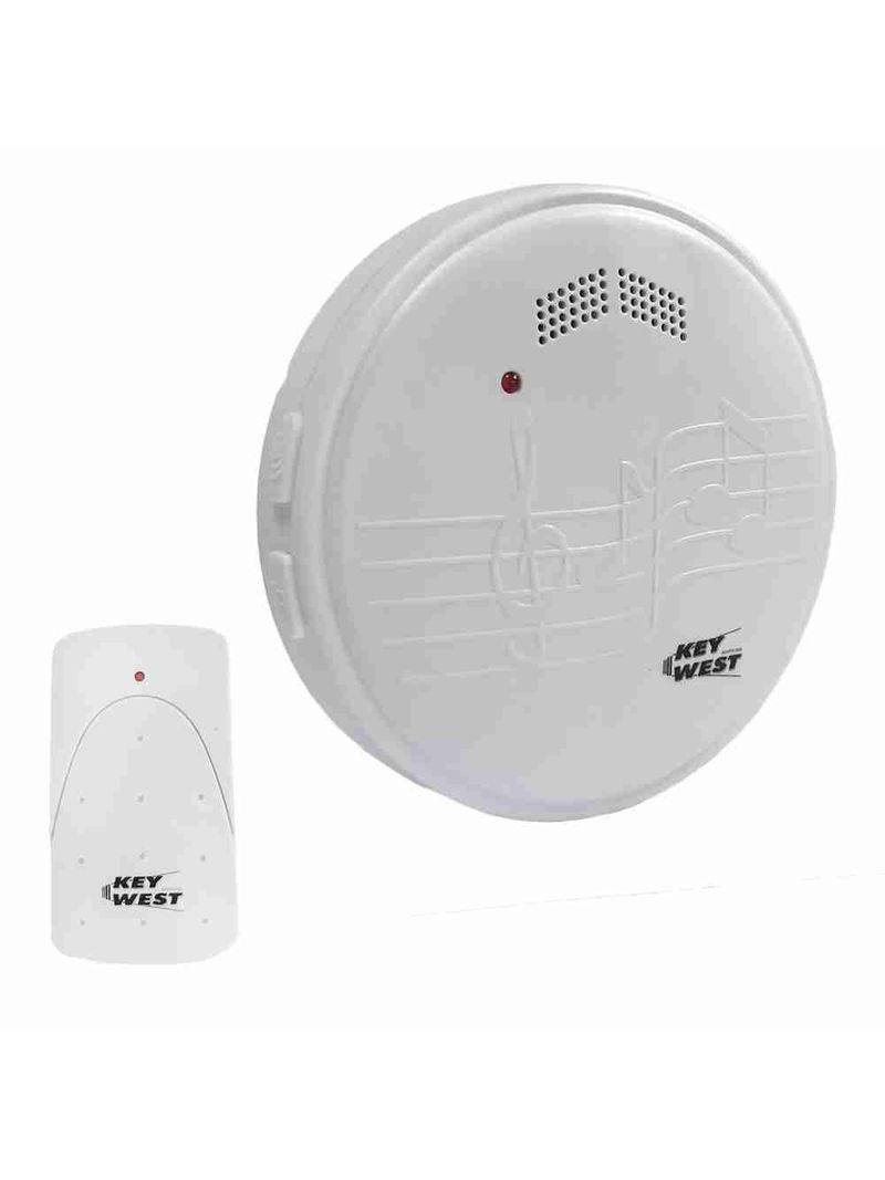 Campainha-Eletronica-de-Tomada-Sem-Fio-Bivolt-Branco-Key-West