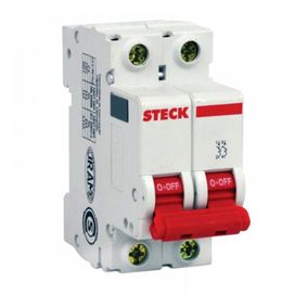 Disjuntor Bipolar Série SD62 40A 2 Polos Curva C Steck
