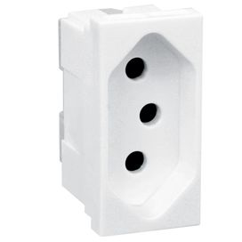 Tomada 2P+T 10A 615040 Branco Pialplus