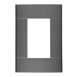 Placa 4x2 Metaliz 3 Postos Decor  Onix