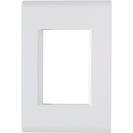 Placa 4x2 com 3 Postos Juntos Liz Branco Tramontina