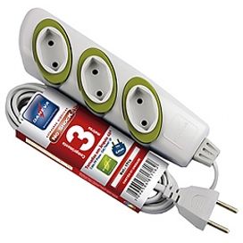 Extensão No Shock Pp 3x0.75mm 3m 2p 1716  Gelo