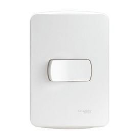 Conjunto 4x2 1 Interruptor Simples 10A Miluz Branco Schneider