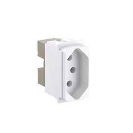 Módulo Tomada 2P+T 10A 250V Branco Zeffia Pial