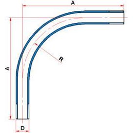 Curva 90° Tigre Longa  2.1/2""