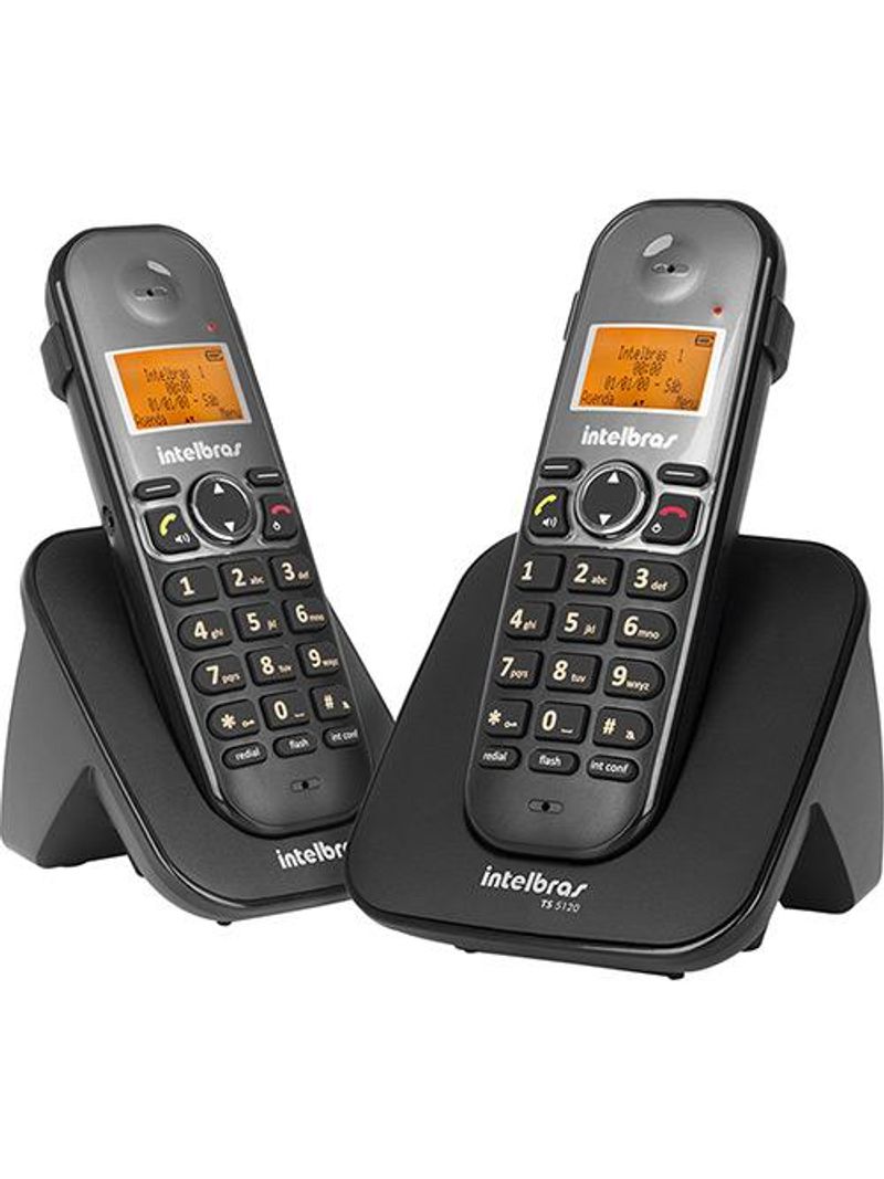 Telefone-sem-Fio-Digital-com-Ramal-Ts5122--Preto-Intelbras-