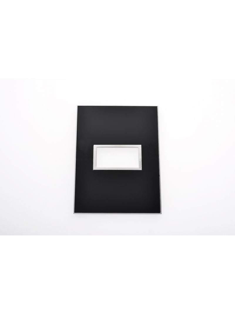 Placa-4x2-1-Posto-Mirror-Arteor-Preta-Pial